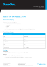 Water cut-off mastic 326 ml - TF